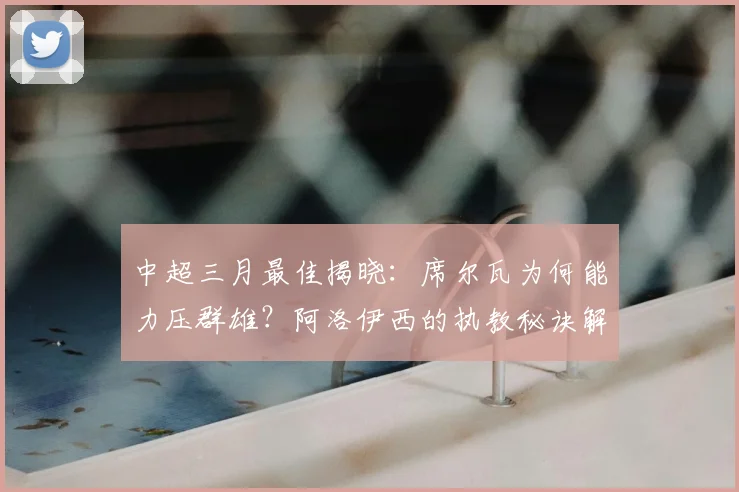 中超三月最佳揭晓：席尔瓦为何能力压群雄？阿洛伊西的执教秘诀解析